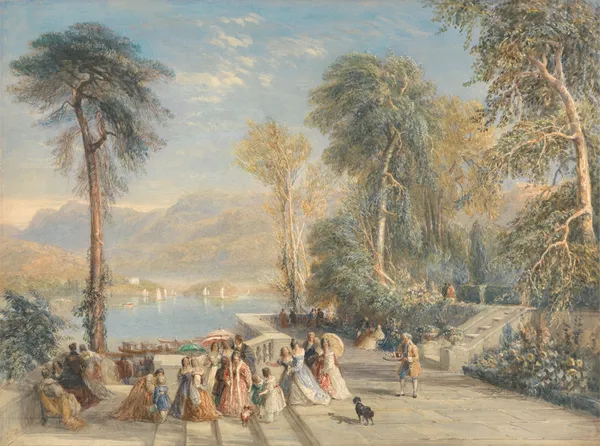 Windermere During the Regatta av David Cox