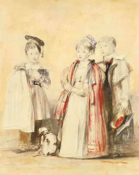 The Hamilton Children av Sir David Wilkie