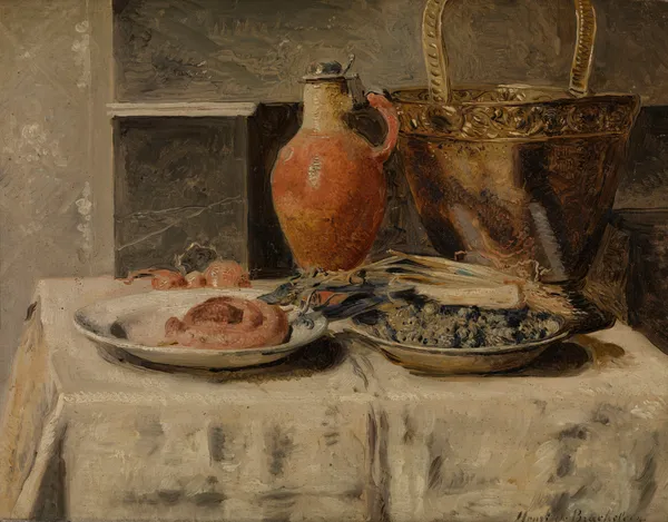 Still Life with Jar av Henri de Braekeleer