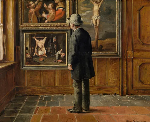 The Art Lover av Henri de Braekeleer