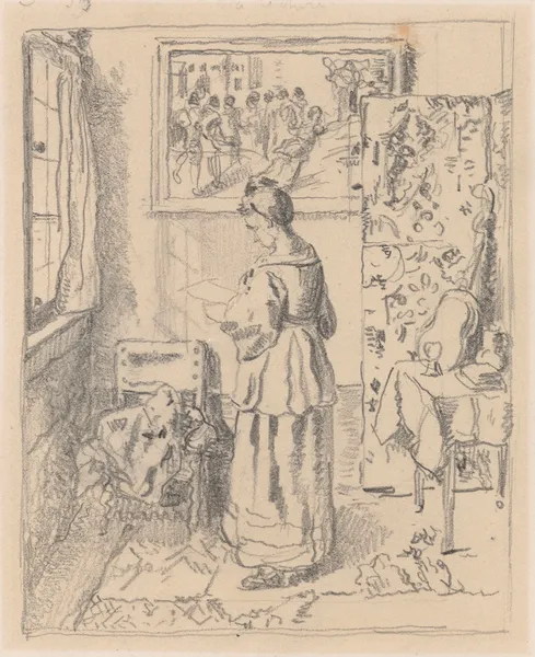 The Letter av Henri de Braekeleer