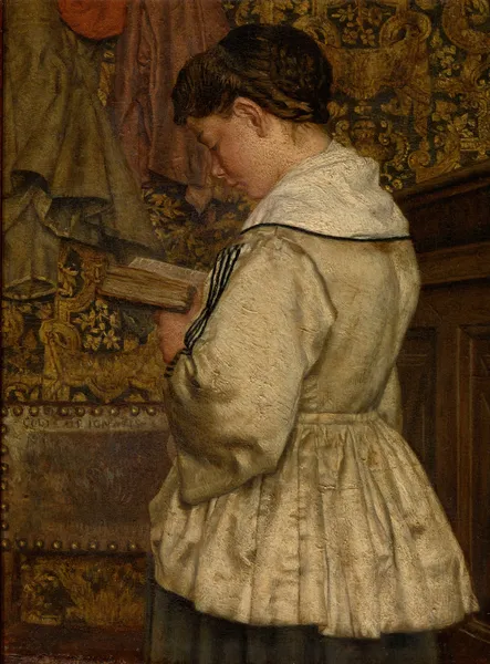 Woman Reading av Henri de Braekeleer