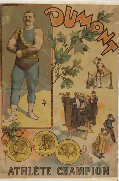 Dumont Athlète champion (19th century) av Cândido de Faria
