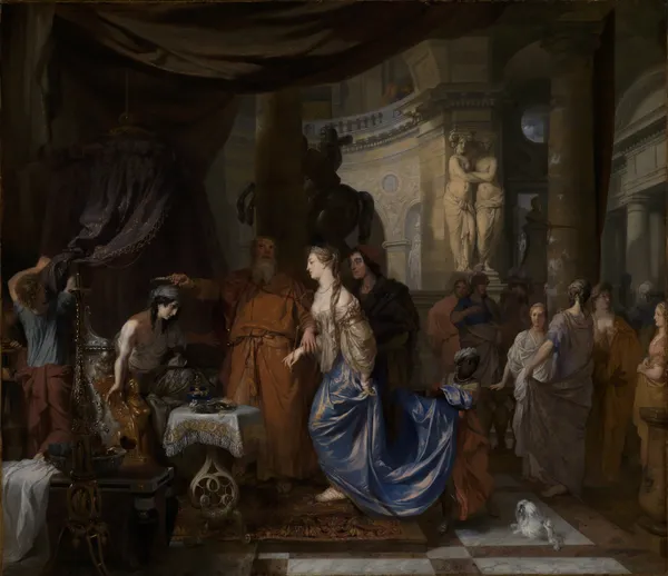 Antiochus and Stratonice av Gerard de Lairesse