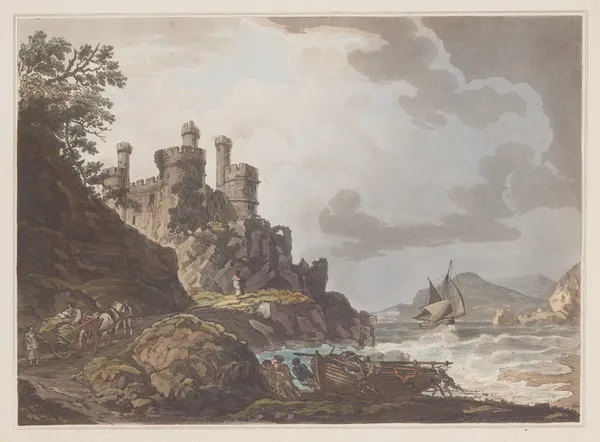 Conway Castle av Philip James de Loutherbourg