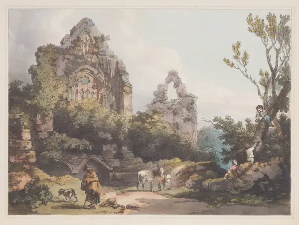 Tintern Abbey av Philip James de Loutherbourg