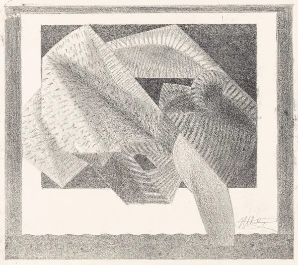 Geabstraheerde vogel av Samuel Jessurun de Mesquita