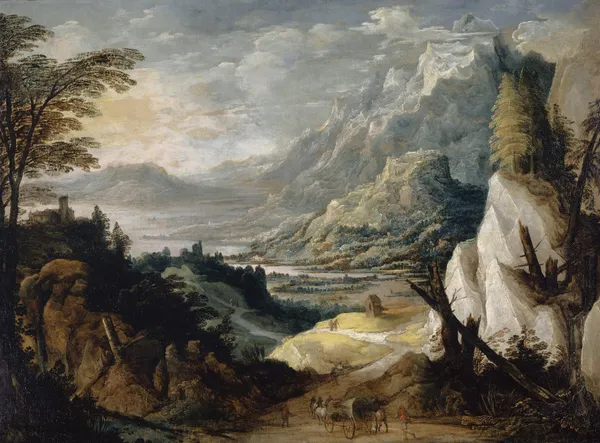 Mountainous Landscape av Joos de Momper
