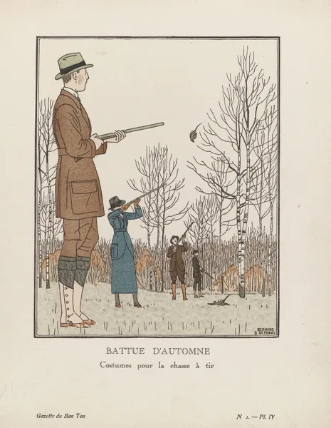 Battue d’automn av Bernard Boutet de Monvel