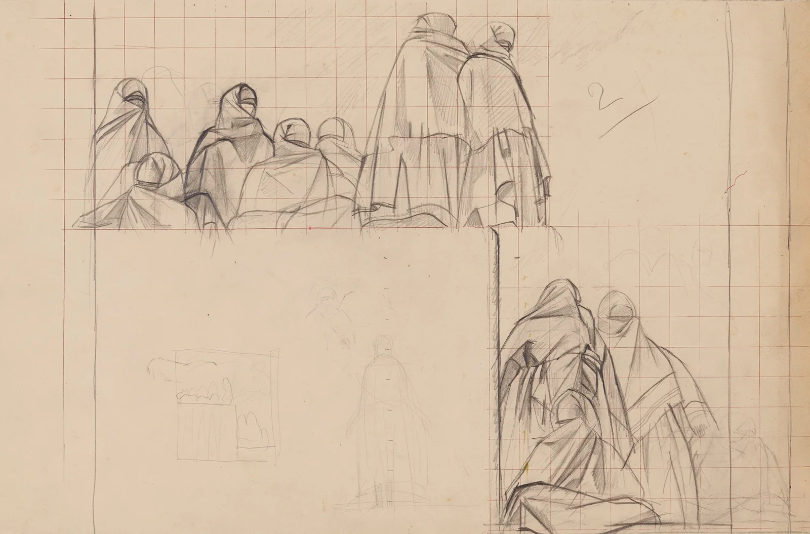 Femmes sur la terrasse av Bernard Boutet de Monvel