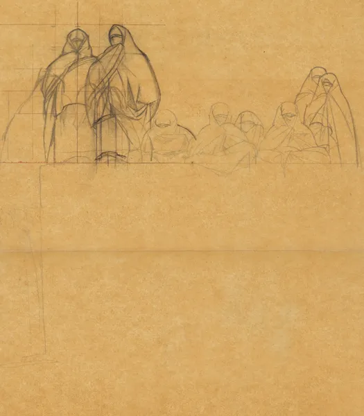Femmes sur la terrasse av Bernard Boutet de Monvel