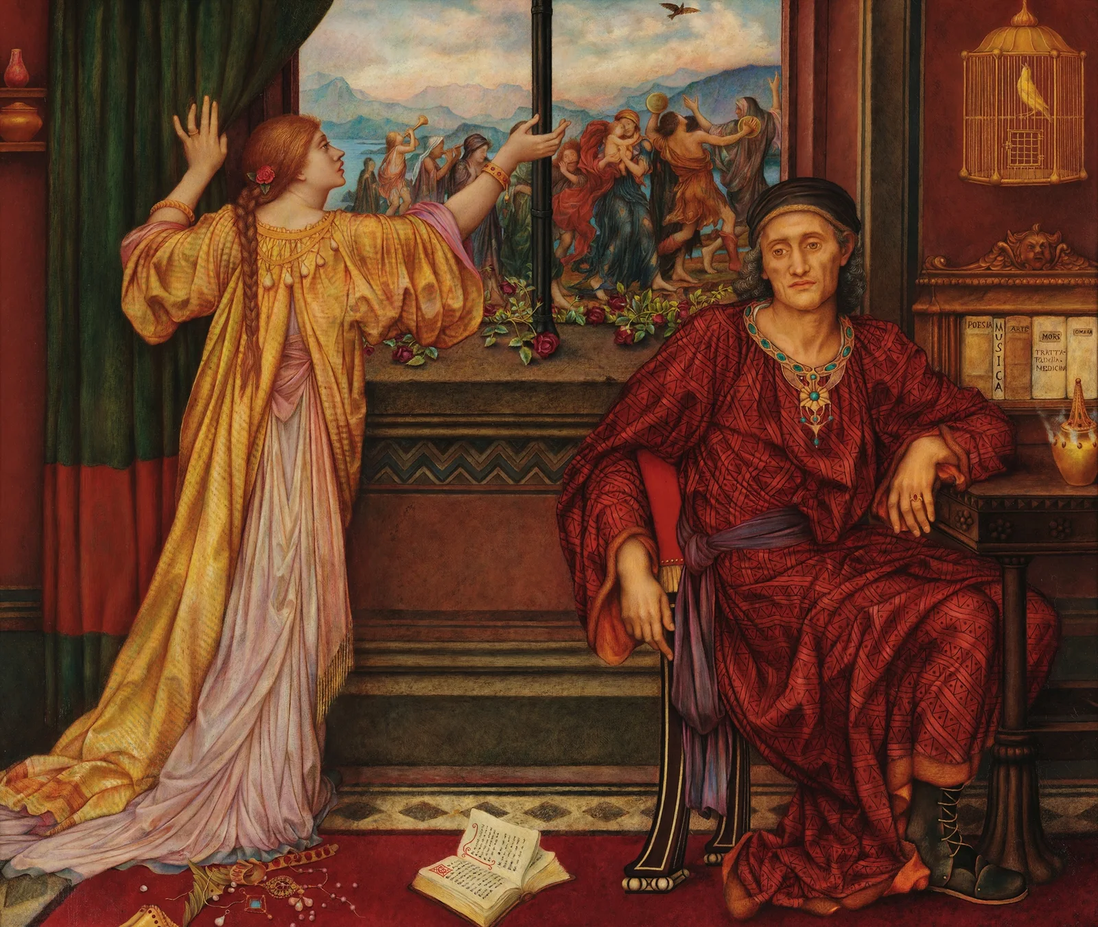 The Gilded Cage av Evelyn De Morgan