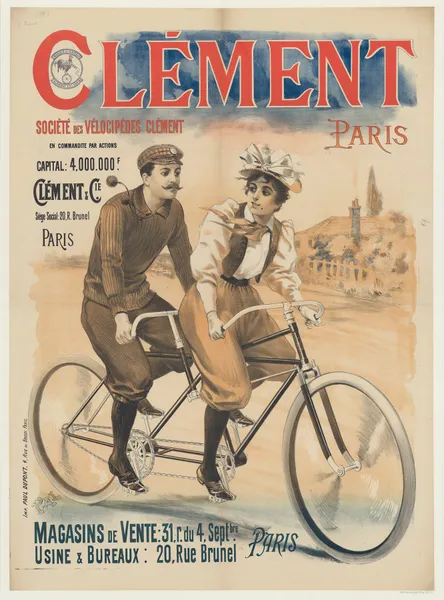 Clément, Paris. Société des vélocipèdes Clément av Pal (Jean de Paleologue)