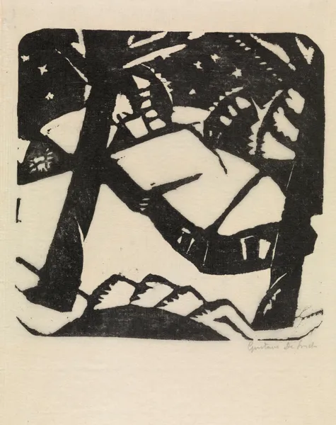 A Winter’s Evening av Gustave De Smet