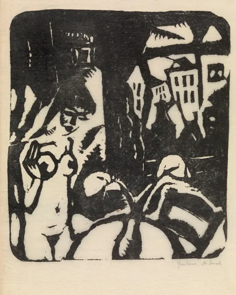 Interior with Nude av Gustave De Smet