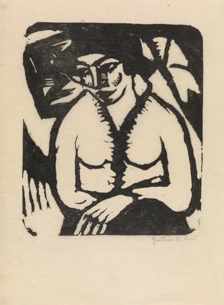 Seated Woman av Gustave De Smet
