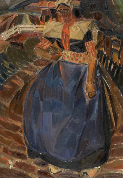 Woman from Spakenburg av Gustave De Smet