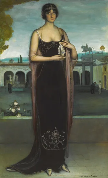 Adela Carbone, la Tanagra (Adela Carbone, The Tanagra) av Julio Romero De Torres