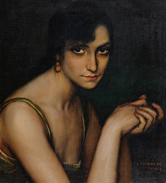 Julita Cerdá av Julio Romero De Torres