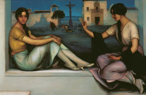The Fortune-telling av Julio Romero De Torres