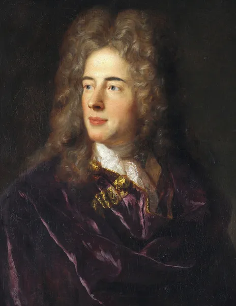 Portræt af miniaturemaler Jacques-Antoine Arlaud av Jean-François de Troy