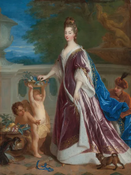 Portrait Of Elisabeth-Charlotte De Bavière, The Princess Palatine av Jean-François de Troy