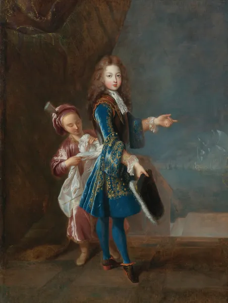 Portrait Of Louis Alexandre De Bourbon, Comte De Toulouse av Jean-François de Troy