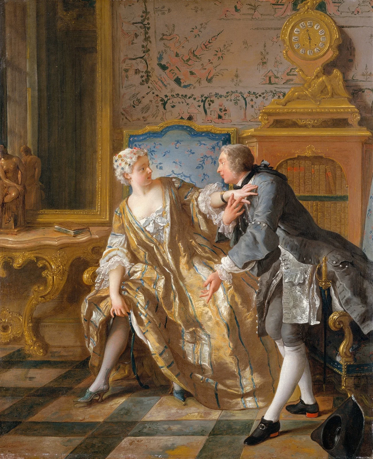 The Garter av Jean-François de Troy