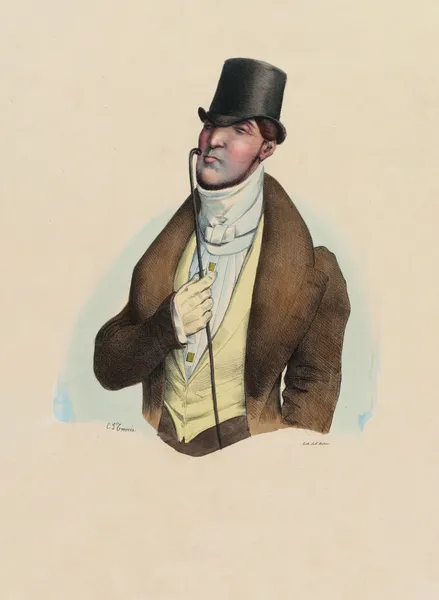 Fashionable av Charles-Joseph Traviès de Villers