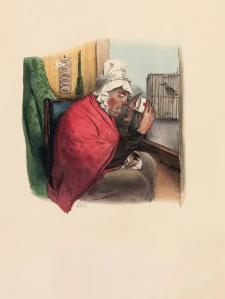 La portière av Charles-Joseph Traviès de Villers