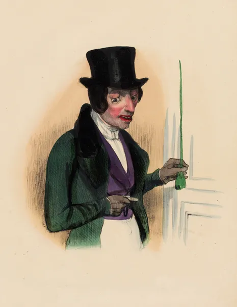 Mr. Pique-assiette. cinq heures justes je crois qu’ils sont déjà à table av Charles-Joseph Traviès de Villers
