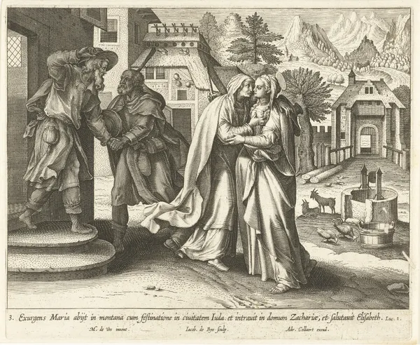 The Visitation av Maerten De Vos