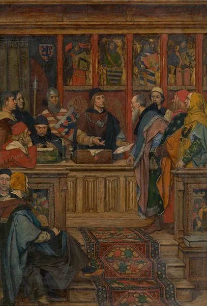 The Hanseatic League receives its Charter av Albrecht De Vriendt