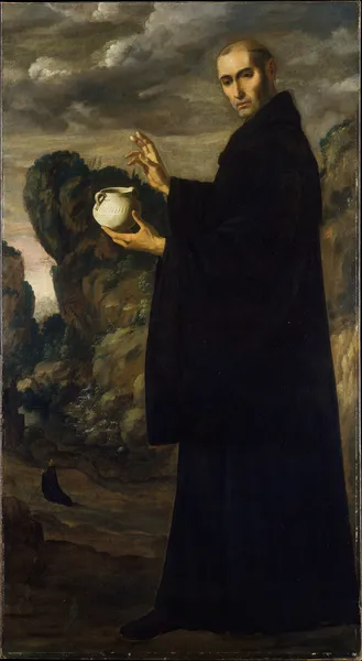 Saint Benedict av Francisco de Zurbarán