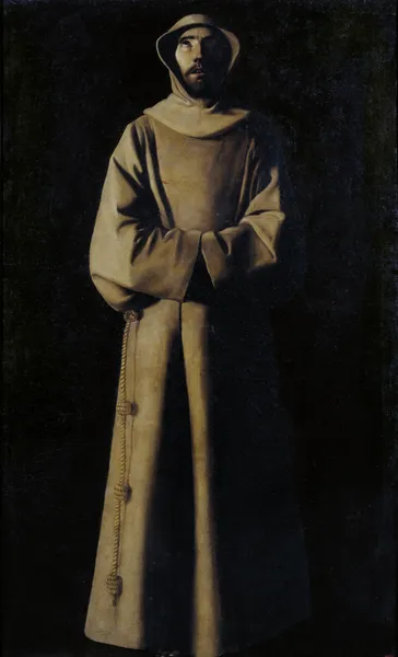 Saint Francis Of Assisi According To Pope Nicholas V’s Vision av Francisco de Zurbarán