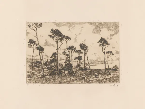 Hakhout laden av Willem de Zwart
