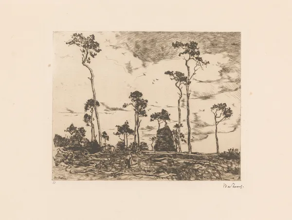 Hakhout laden av Willem de Zwart