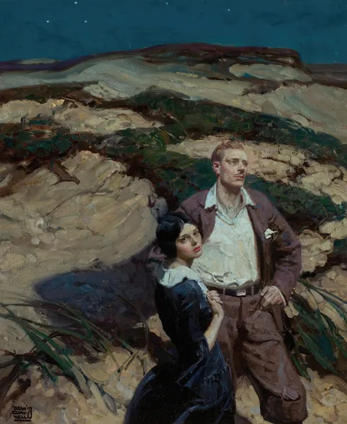 Gold Hands av Dean Cornwell
