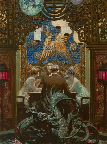 The Den of Iniquity av Dean Cornwell