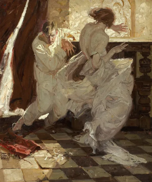 The Garden of Peril av Dean Cornwell