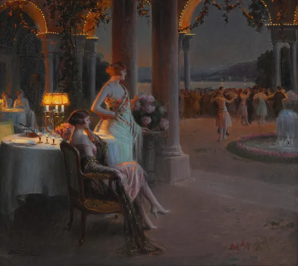 Le Soir sur la terasse av Delphin Enjolras