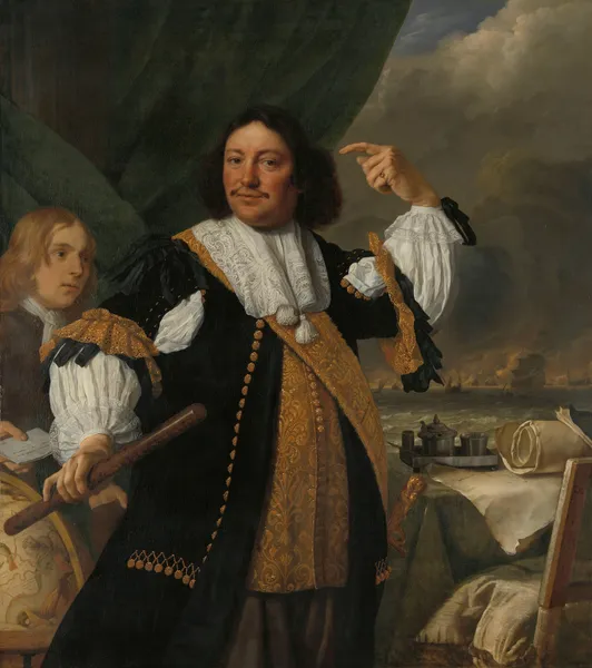 Aert van Nes (1626-1693), Vice Admiral av Bartholomeus van der Helst