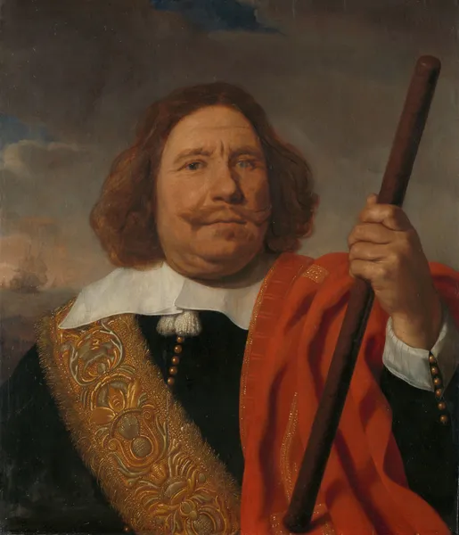 Egbert Meeuwsz Cortenaer (1605-65), Vice Admiral, Admiralty of the Maas, Rotterdam av Bartholomeus van der Helst