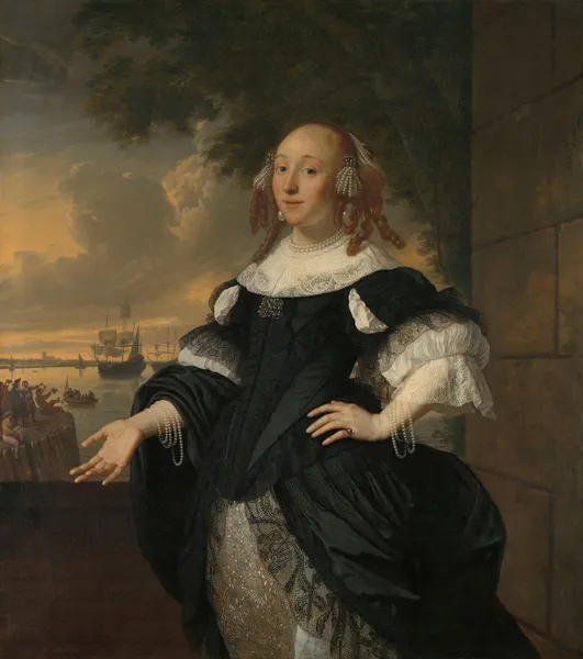 Geertruida den Dubbelde (1647-84), Wife of Aert van Nes av Bartholomeus van der Helst