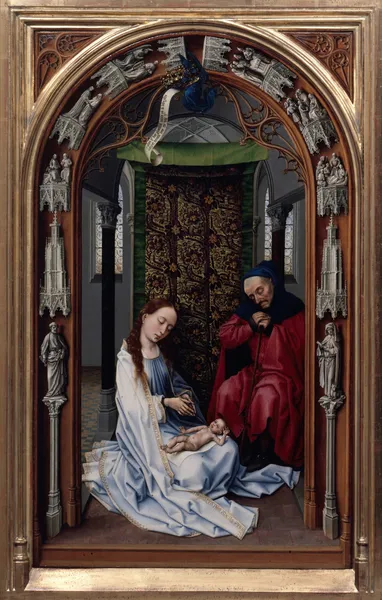 The Altar of Our Lady (Miraflores Altar) av Rogier van der Weyden