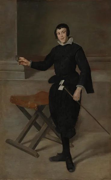Portrait of the Jester Calabazas av Diego Velázquez