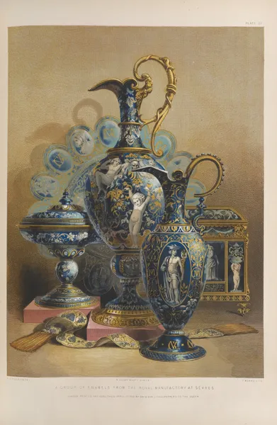 A group of enamels av Matthew Digby Wyatt
