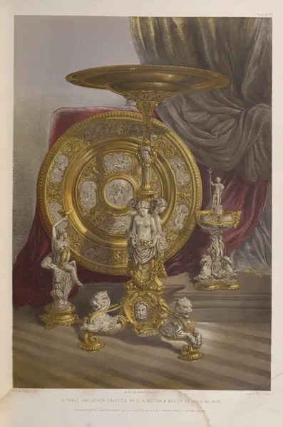 A table and other objects av Matthew Digby Wyatt