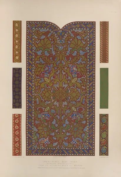 Embroidered boot front av Matthew Digby Wyatt