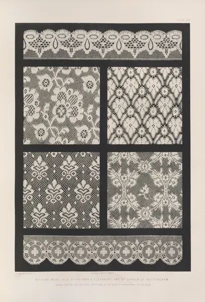 Machine made lace av Matthew Digby Wyatt